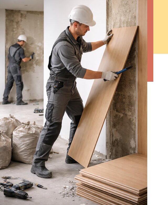 Демонтаж стеновых панелей в Соль-илецке от 3646 руб. за м² быстро и недорого | ОТДЕЛОЧНИК-Сои