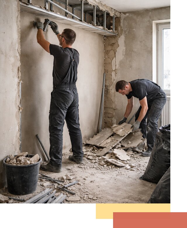 Демонтаж короба из гипсокартона в Соль-илецке быстро и аккуратно