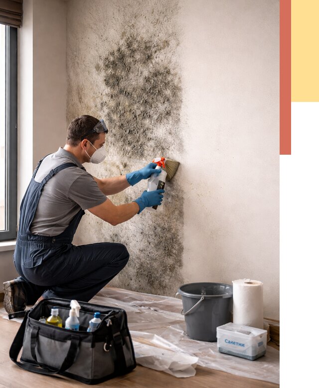 Удаление плесени со стен в Соль-илецке от 2240 руб. — быстро и недорого | ОТДЕЛОЧНИК-Сои