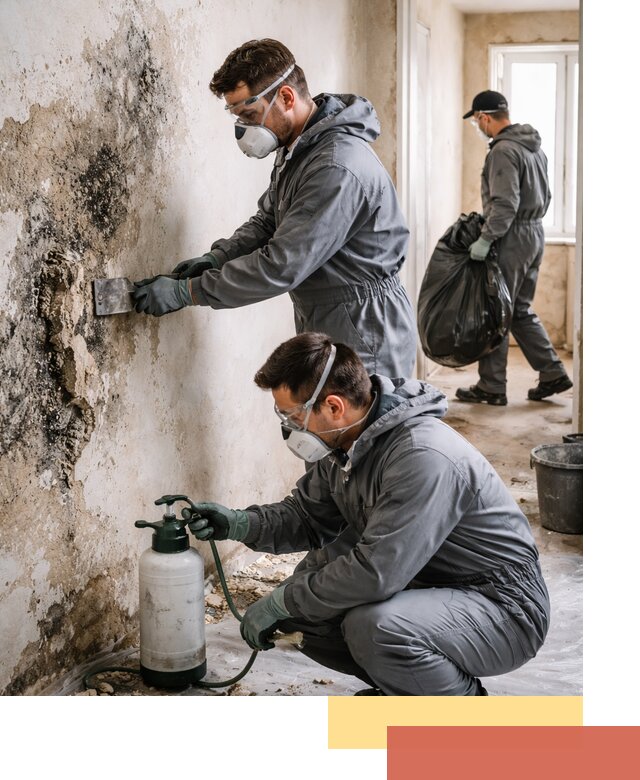 Удаление плесени со стен профессионально в Соль-илецке