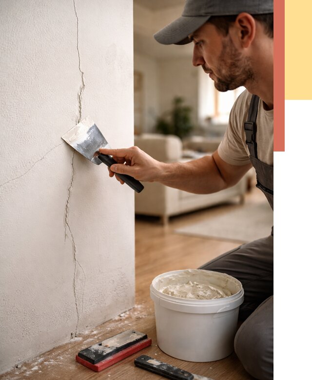 Заделка трещин и сколов в Соль-илецке от 2552 руб. — быстро и недорого | ОТДЕЛОЧНИК-Сои