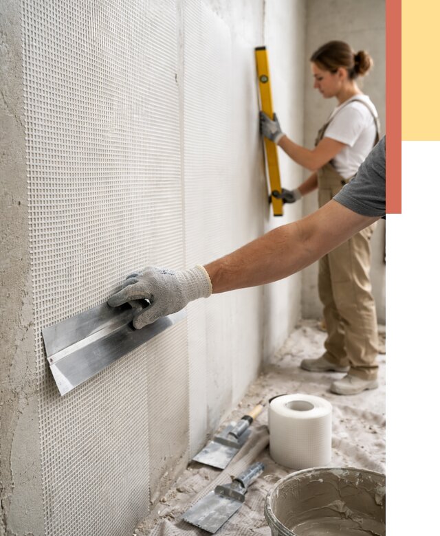 Армирование стен стеклосеткой в Соль-илецке от 3334 руб. под ключ | ОТДЕЛОЧНИК-Сои