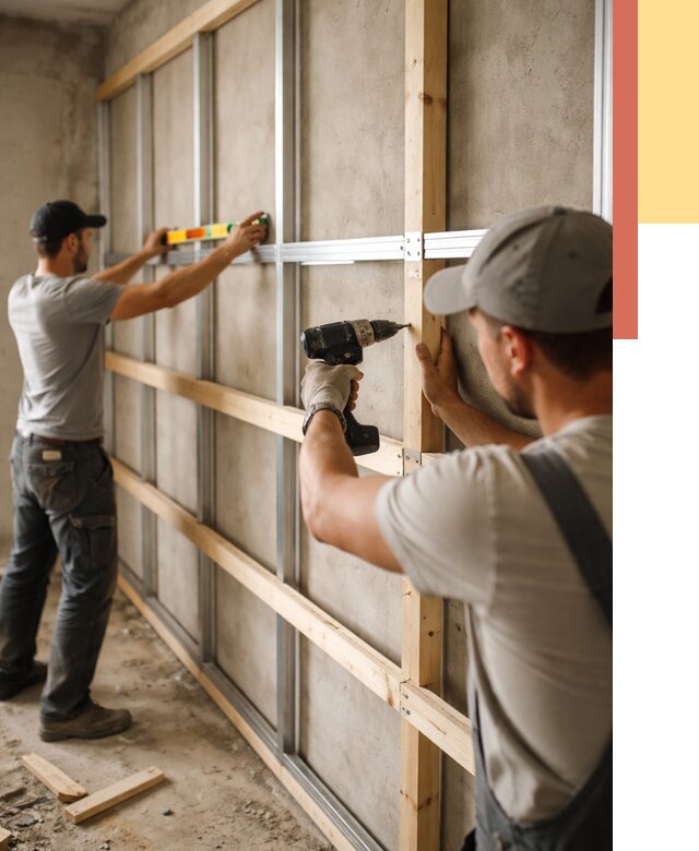 Устройство обрешетки под панели в Соль-илецке от 2188 руб. — монтаж под ключ | ОТДЕЛОЧНИК-Сои