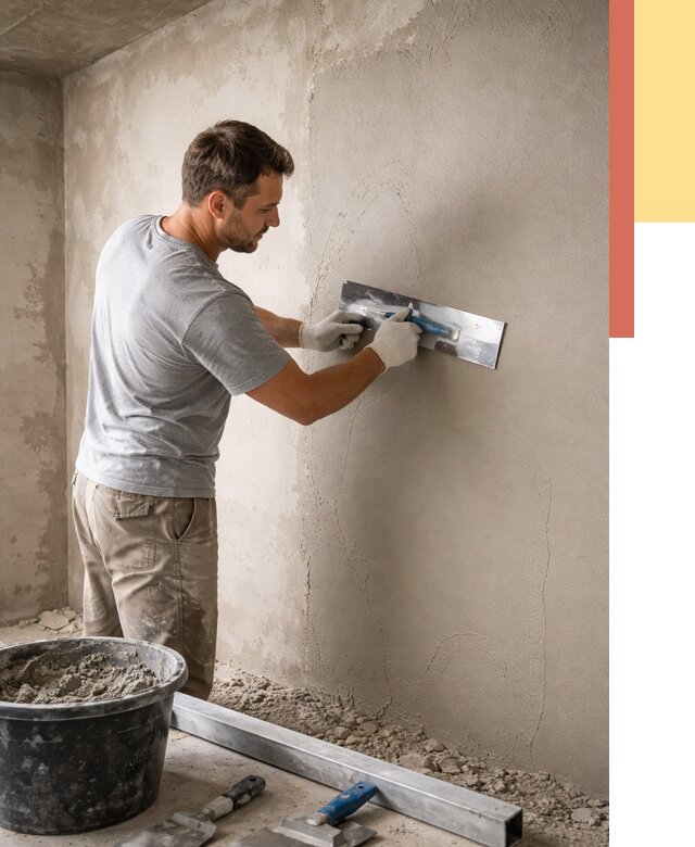 Штукатурка стен без маяков в Соль-илецке от 7501 руб/м2 — услуги и цена | ОТДЕЛОЧНИК-Сои