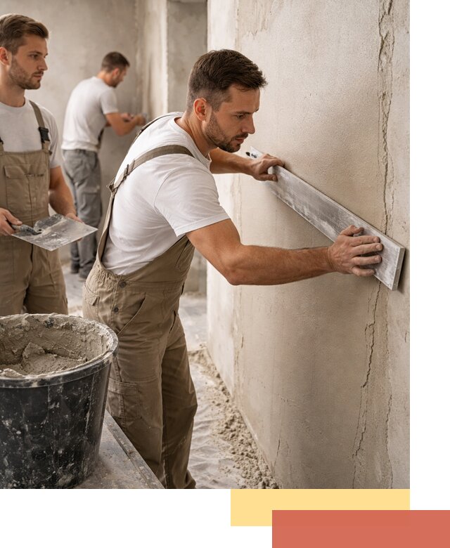 Штукатурка стен без маяков в Соль-илецке быстро и качественно