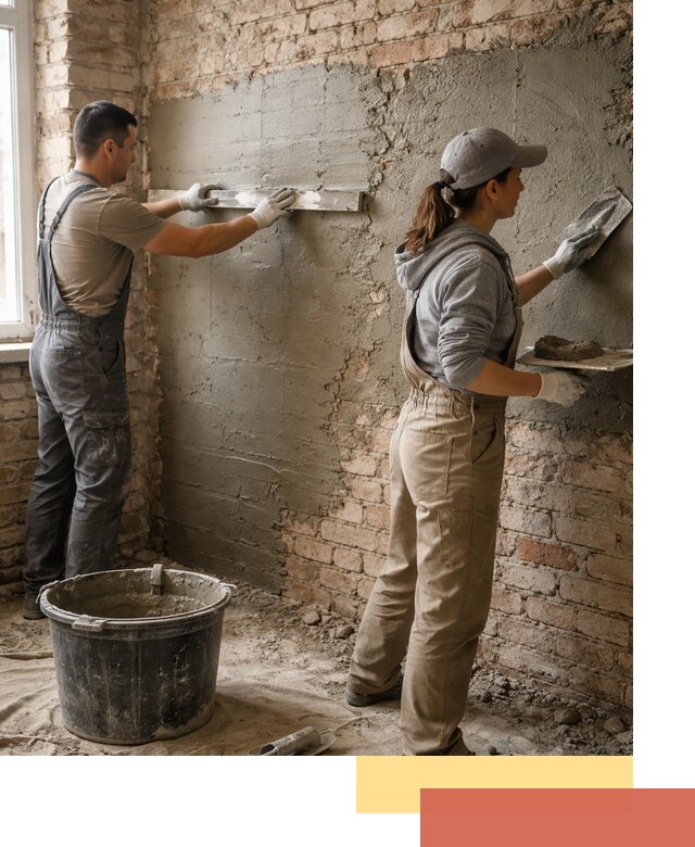 Штукатурка кирпичных стен в Соль-илецке — качественно и надежно