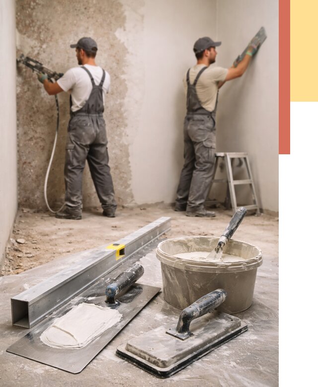 Штукатурка стен под обои в Соль-илецке от 4688 руб./м2 — выравнивание под обои | ОТДЕЛОЧНИК-Сои