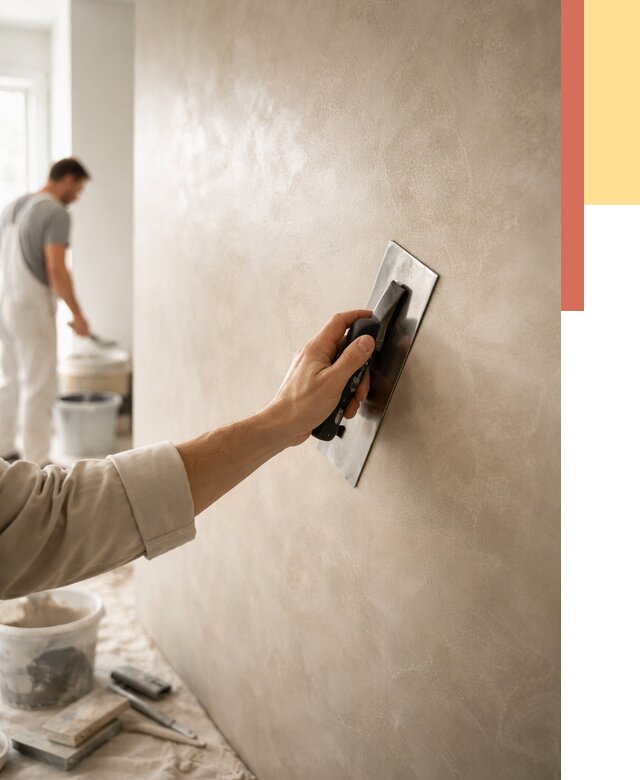 Венецианская штукатурка в Соль-илецке от 3646 руб/м² — нанесение стен под ключ | ОТДЕЛОЧНИК-Сои