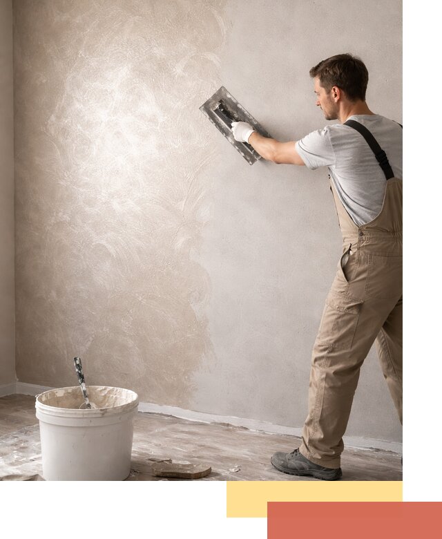 Декоративная штукатурка «Мокрый шелк» под ключ в Соль-илецке