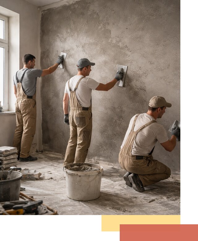 Декоративная штукатурка под бетон в Соль-илецке для стен и потолков