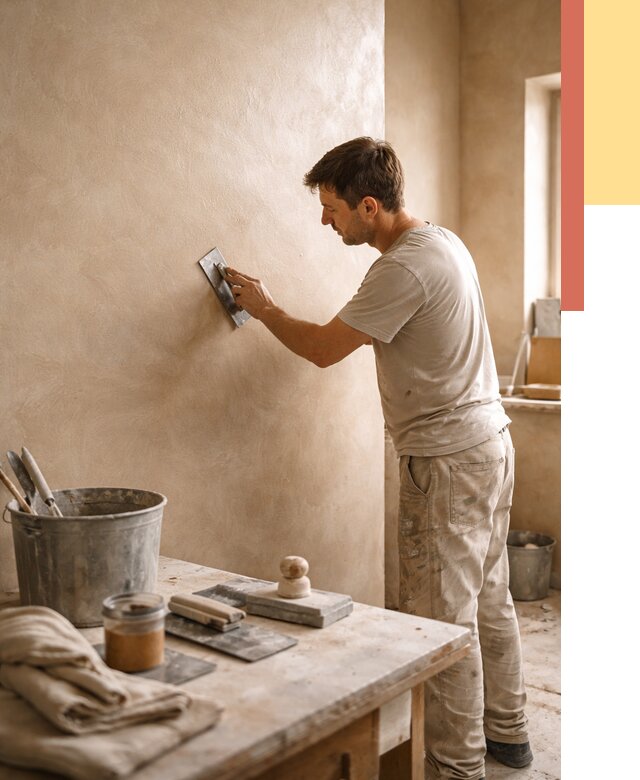 Марокканская штукатурка таделакт в Соль-илецке под ключ от 4376 руб. | ОТДЕЛОЧНИК-Сои