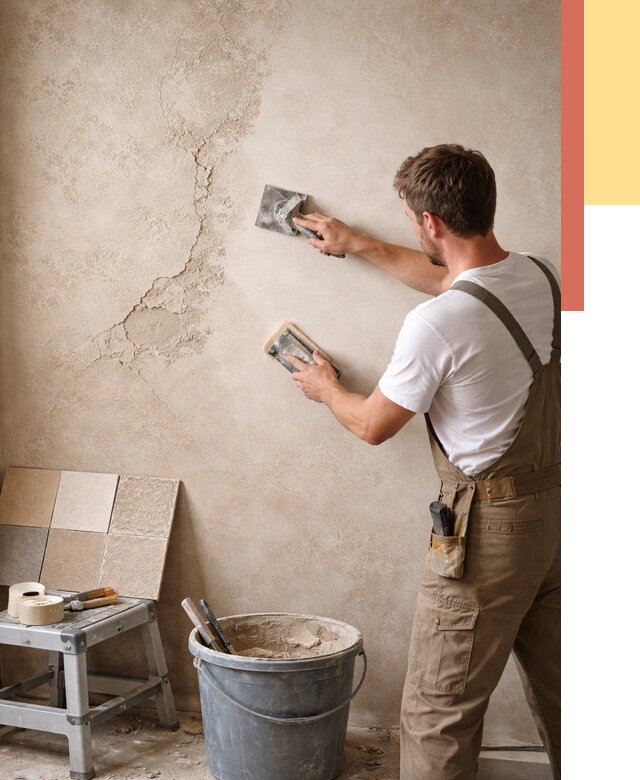 Ремонт декоративной штукатурки в Соль-илецке от 4688 руб. под ключ | ОТДЕЛОЧНИК-Сои