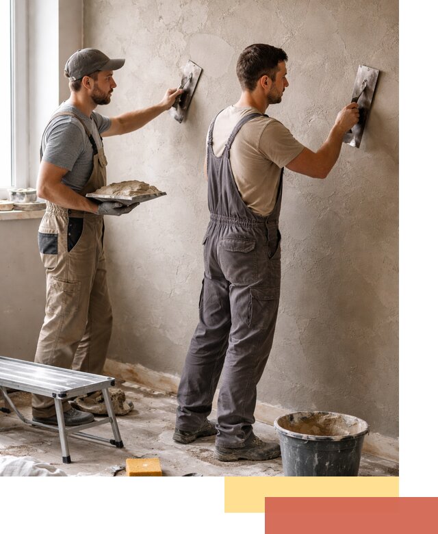 Ремонт декоративной штукатурки и восстановление фактуры в Соль-илецке