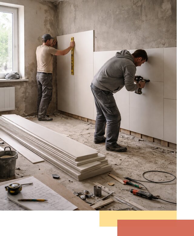 Монтаж ПВХ панелей на стены в Соль-илецке качественно и быстро