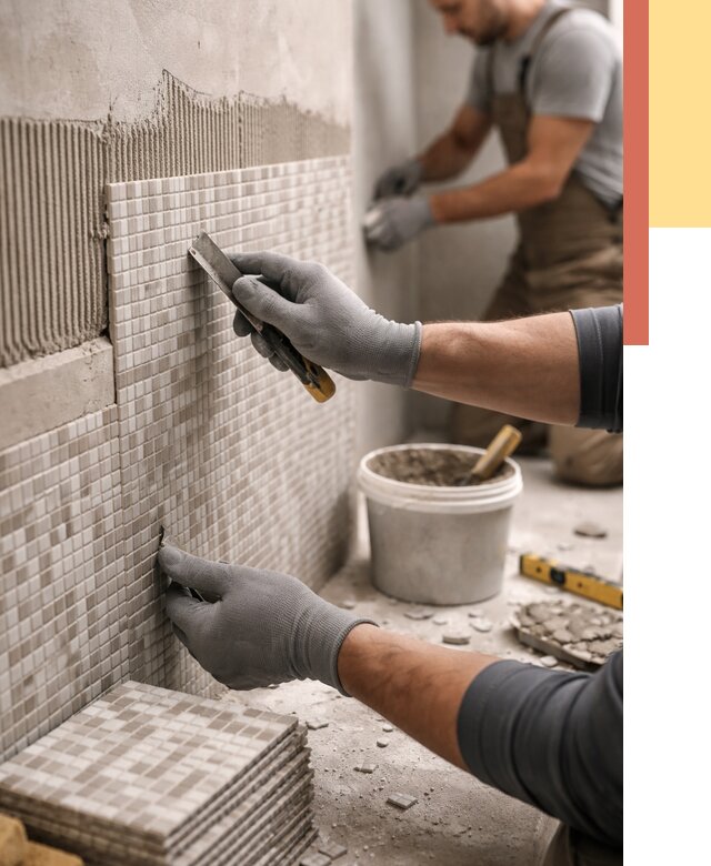 Облицовка стен мозаикой в Соль-илецке от 3334 руб/м2 — укладка мозаики на стены | ОТДЕЛОЧНИК-Сои