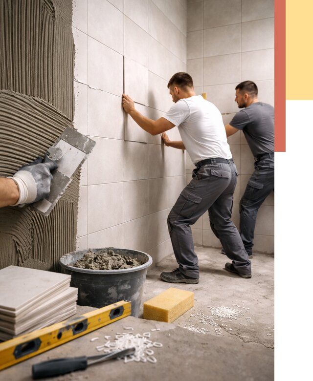 Укладка плитки на стены в Соль-илецке от 886 руб. — качественно и недорого | ОТДЕЛОЧНИК-Сои