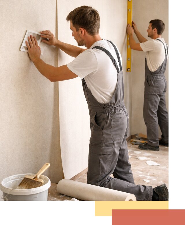 Поклейка бумажных обоев в Соль-илецке качественно и недорого