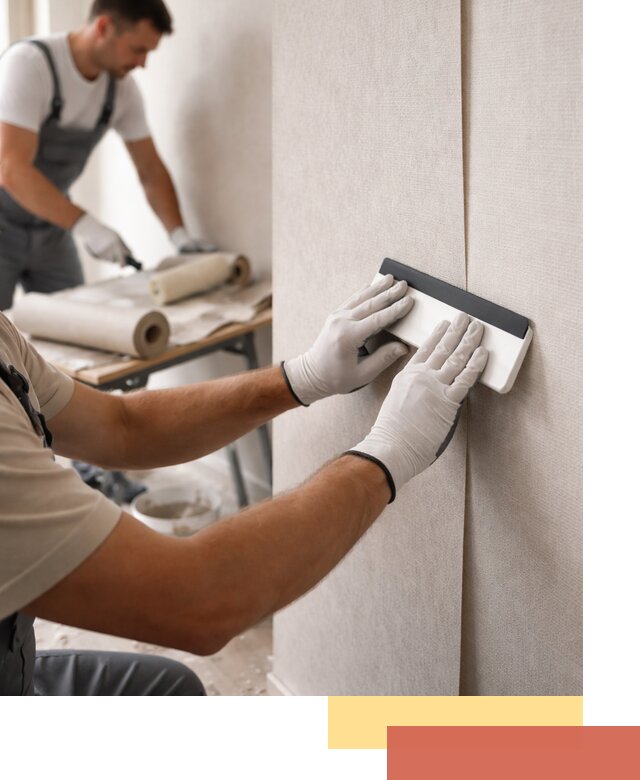 Поклейка обоев под покраску в Соль-илецке профессионально и быстро