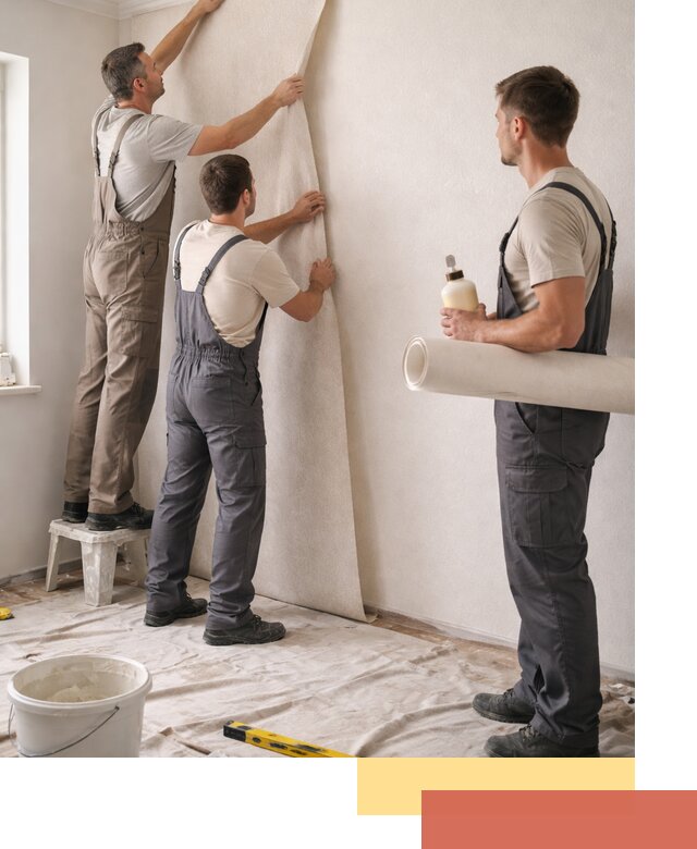 Оклейка стен обоями в Соль-илецке — качественно и профессионально