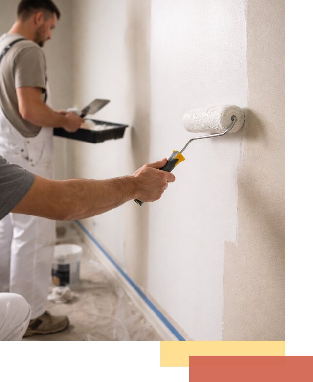 Покраска стен акриловой краской профессионально в Соль-илецке