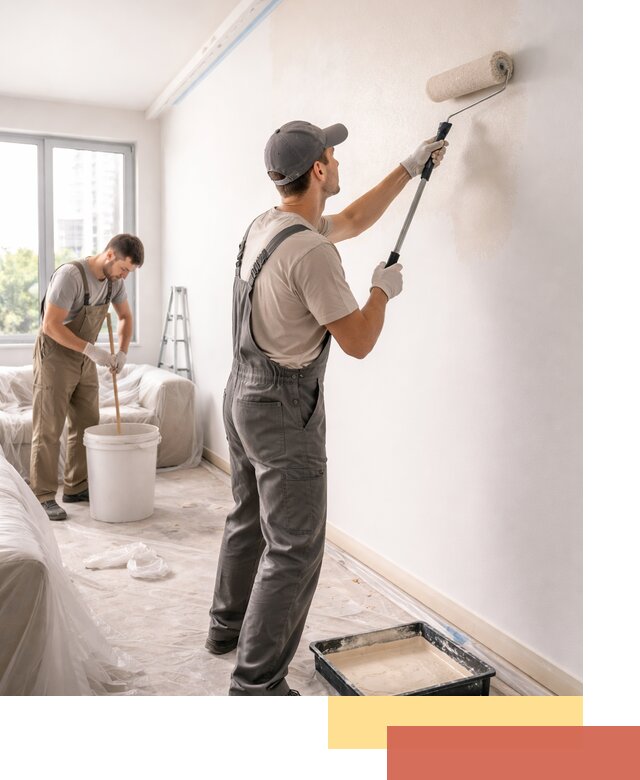 Покраска стен в офисе в Соль-илецке — быстрый и качественный ремонт