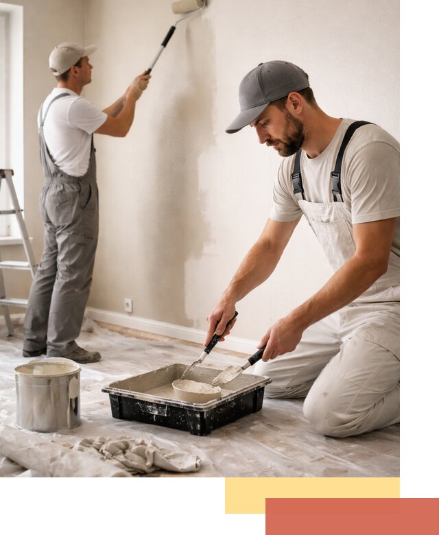 Покраска стен в квартире в Соль-илецке — профессионально и аккуратно