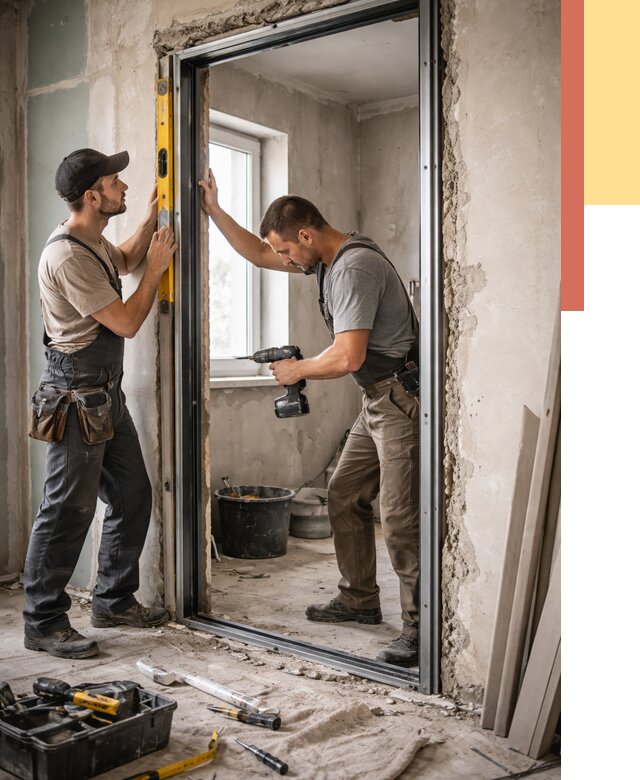 Закладка дверного проема в Соль-илецке от 3646 руб. — быстро и недорого | ОТДЕЛОЧНИК-Сои