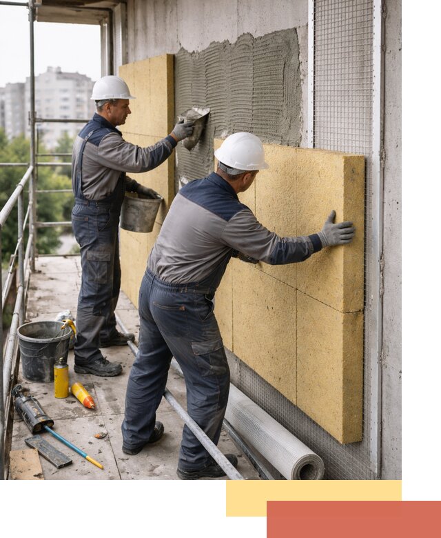 Утепление стен зданий и домов в Соль-илецке качественно и надежно