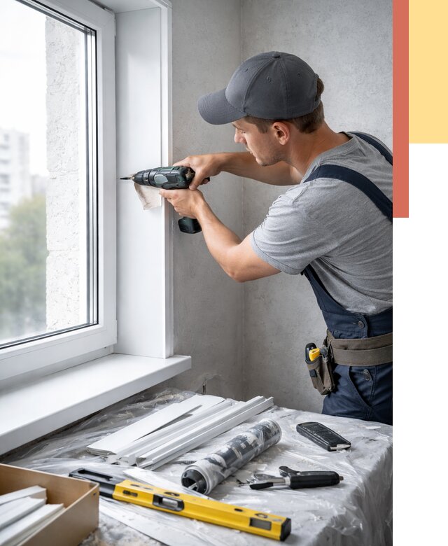 Установка пластиковых откосов в Соль-илецке от 2344 руб. | ОТДЕЛОЧНИК-Сои монтаж, быстро и недорого