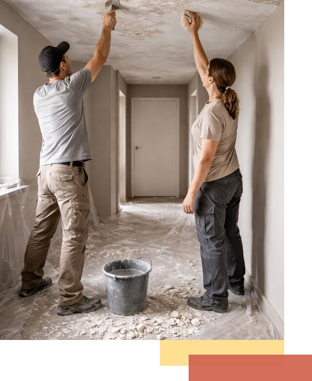 Удаление побелки с потолка в Соль-илецке — быстро и аккуратно