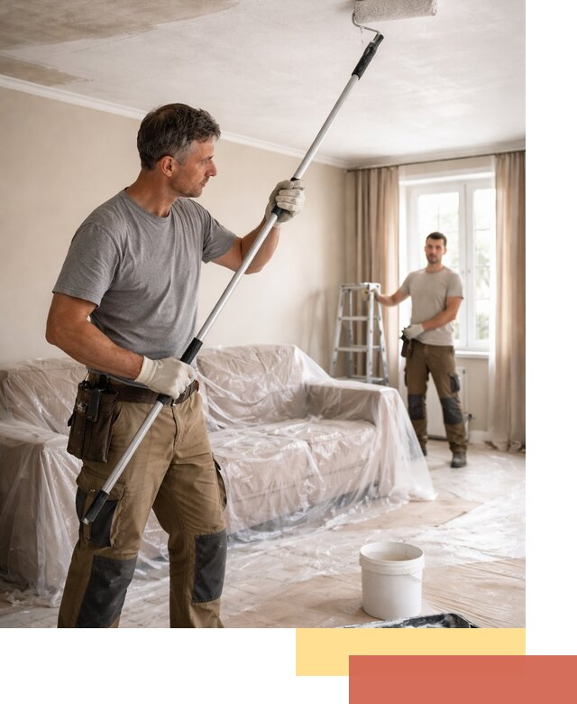 Грунтовка потолка в Соль-илецке — подготовка под покраску и отделку