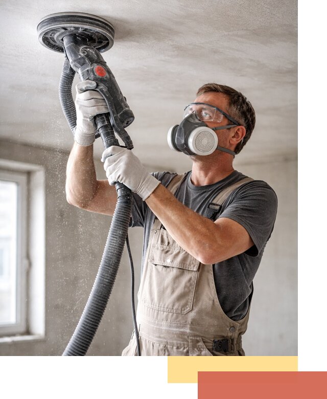 Шлифовка потолка в Соль-илецке — качественная подготовка под отделку