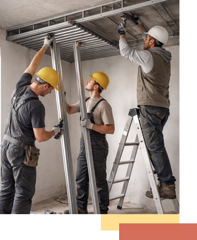 Монтаж реечного потолка под ключ в Соль-илецке