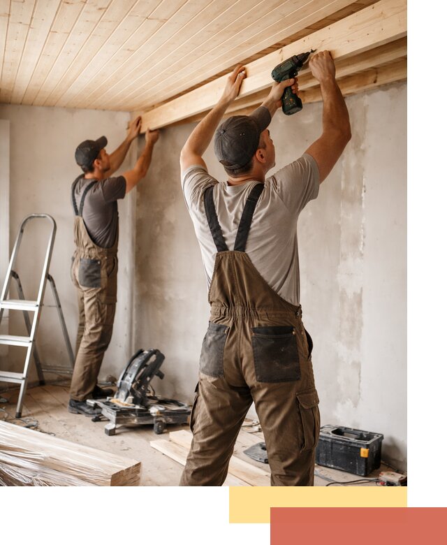 Монтаж потолка из вагонки в Соль-илецке профессионально и аккуратно