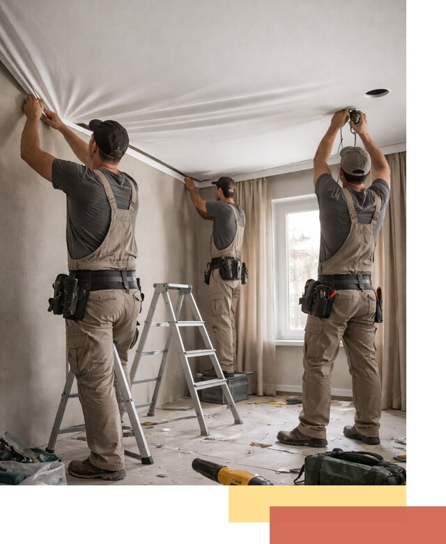 Монтаж матового натяжного потолка в Соль-илецке качественно и быстро