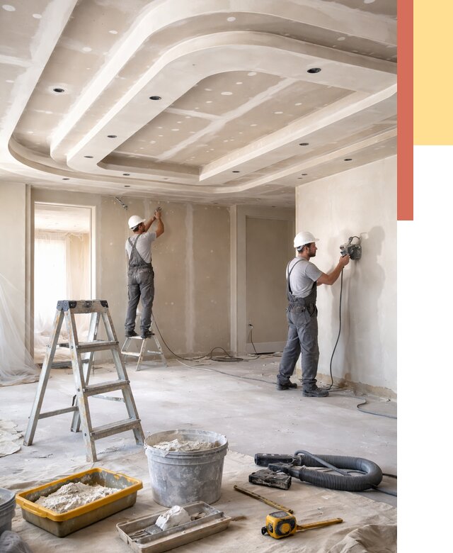 Многоуровневый потолок из гипсокартона в Соль-илецке от 781 руб. под ключ | ОТДЕЛОЧНИК-Сои