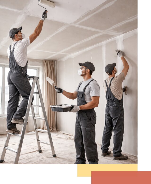 Покраска потолка из гипсокартона в Соль-илецке качественно и недорого