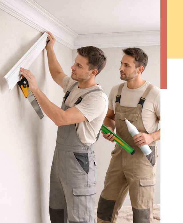 Монтаж потолочного плинтуса в Соль-илецке от 2396 руб. — быстро и недорого | ОТДЕЛОЧНИК-Сои