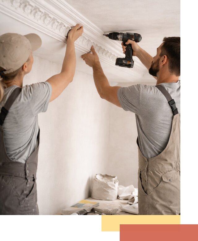 Профессиональный монтаж лепнины на потолок в Соль-илецке