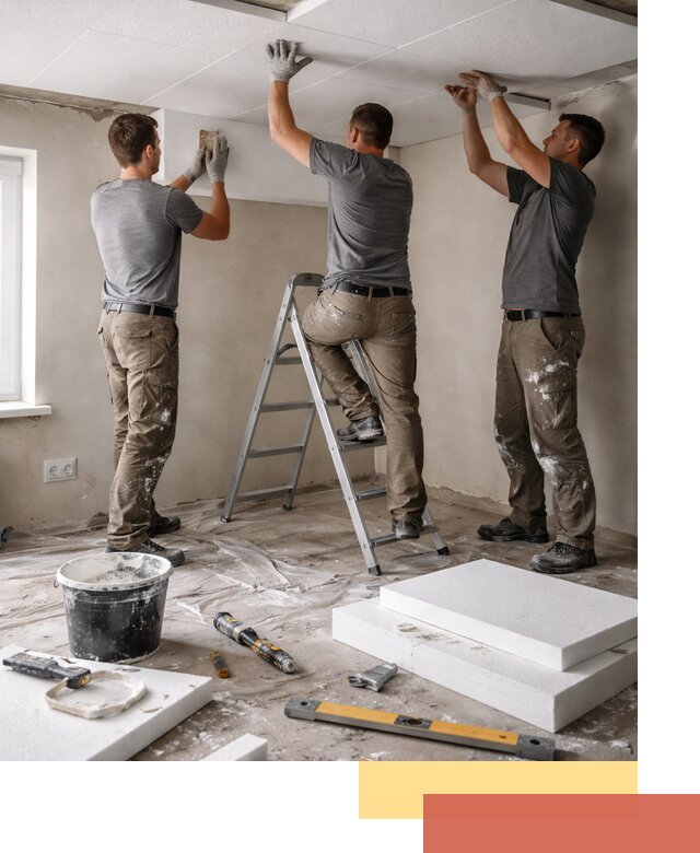 Утепление потолка пенопластом в Соль-илецке быстро и качественно