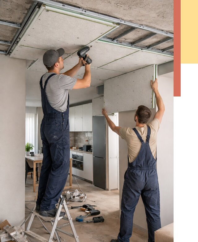 Шумоизоляция потолка панелями зипс в Соль-илецке от 1927 руб. под ключ | ОТДЕЛОЧНИК-Сои